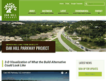 Tablet Screenshot of oakhillparkway.com